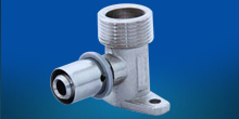 Male Wall Plate Elbow